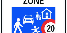 Zone 20 oder Begegnungszone