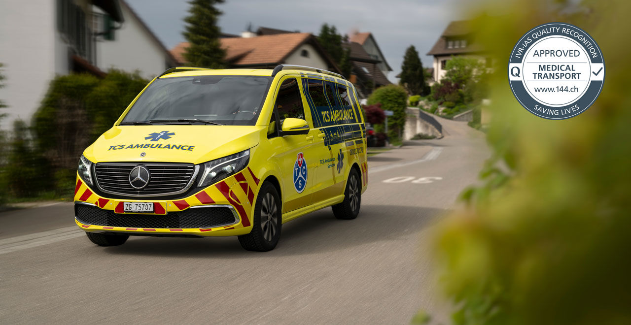 TCS Ambulance Services AG bietet in zahlreichen Kantonen Krankentransporte an