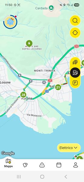 Selezionare il tipo di carburante “Elettrico”