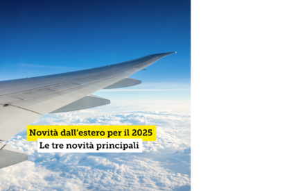 Novità dall'estero per il 2025