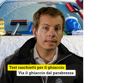 Raschietti per il ghiaccio alla prova
