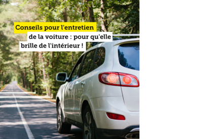 Conseils pour l'entretien de la voiture