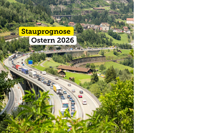 Stau zu Ostern am Gotthard