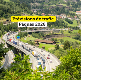 Trafic au Gothard à Pâques