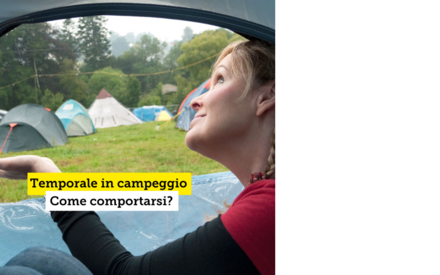 Come comportarsi durante un temporale in campeggio
