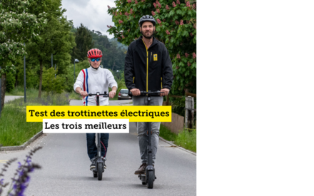 9 trottinettes électriques au banc d'essai