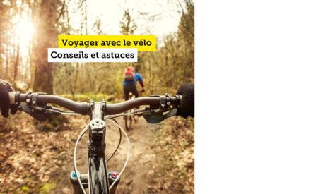 Voyager avec le vélo