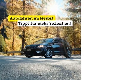 Autofahren im Herbst