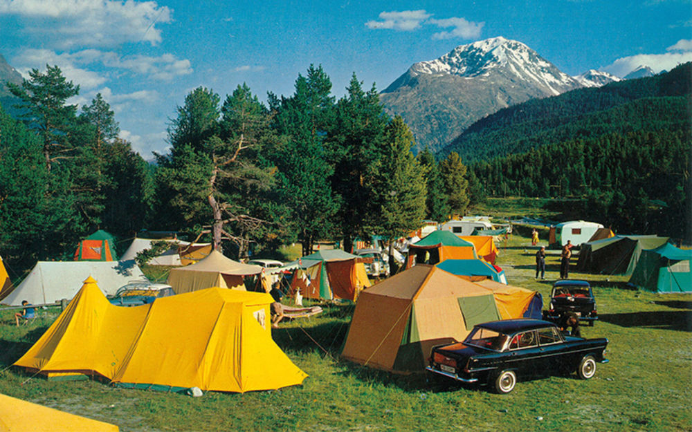 TCS Camping Samedan - à l'époque 