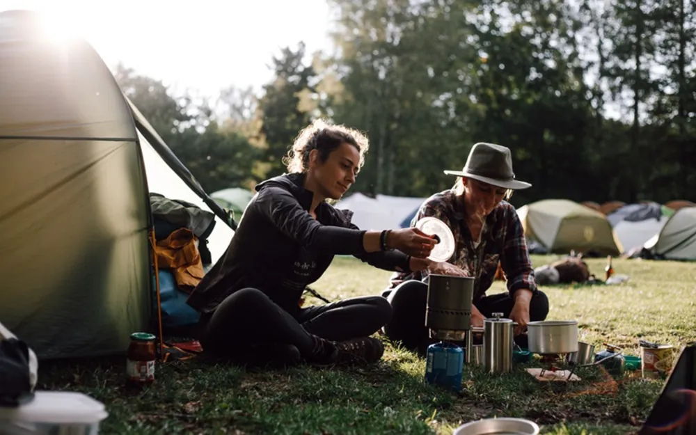 Même avec une tente et peut-être même un canoë, les sites offrent des conditions parfaites pour passer de bonnes vacances. Copyright: TMV/Outdoornomaden 