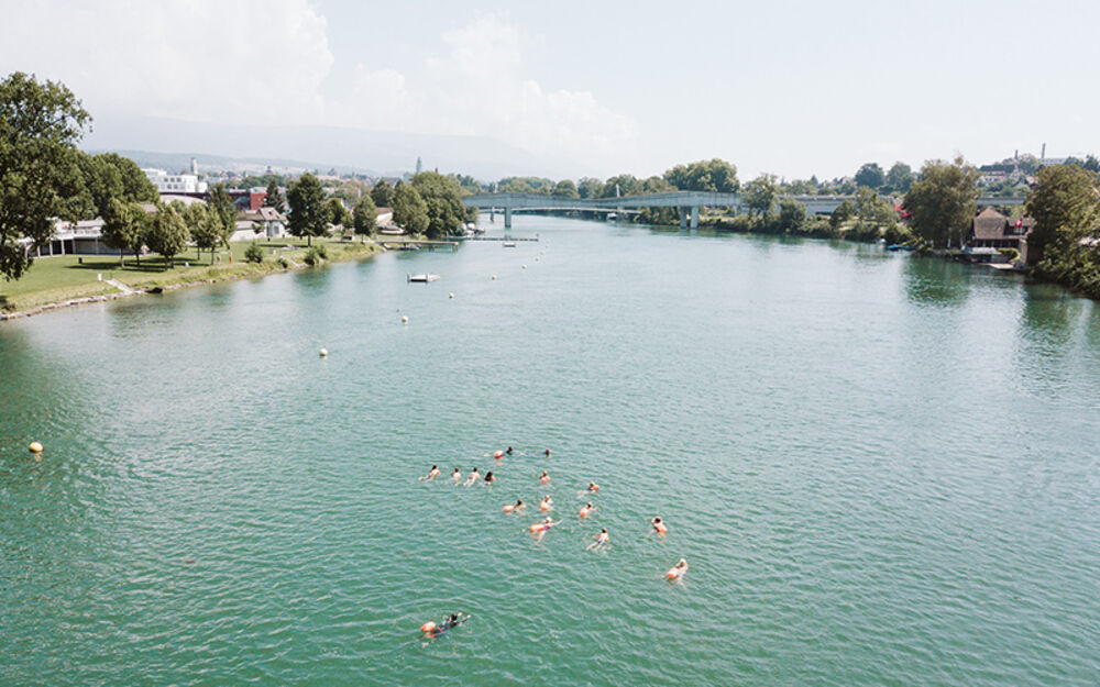 Baignade dans l'Aar