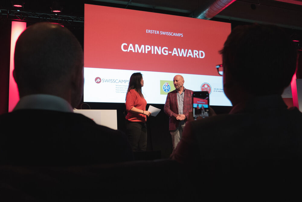 Monika Buser, Moderatrice /  Marcel Zysset, Presidente swisscamps