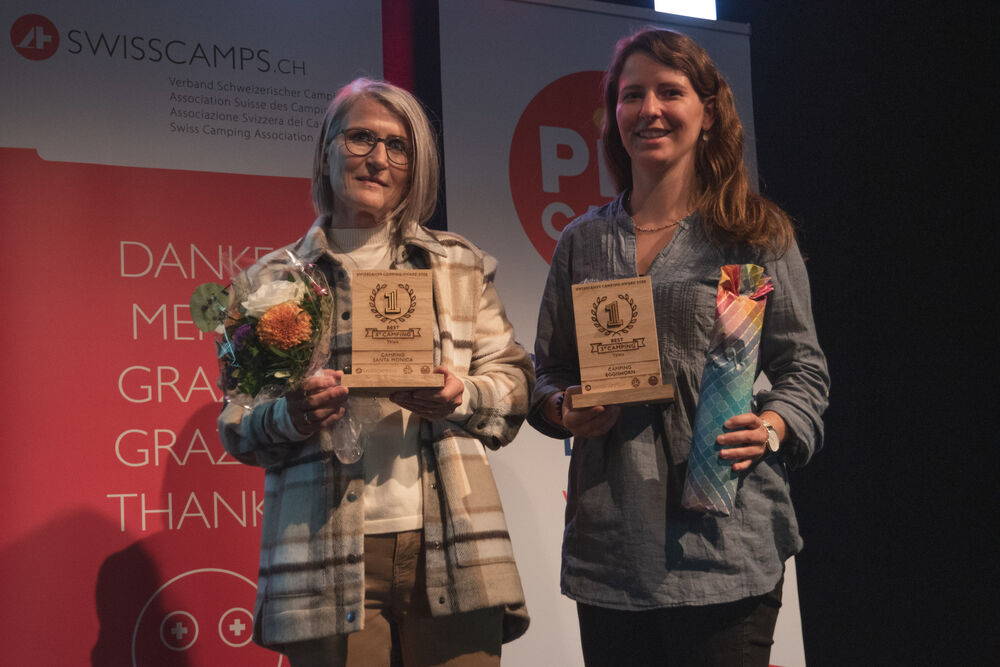 Iris Sterren, direttore generale Camping Santa Monica /  Laura Suter, Segretariato swisscamps