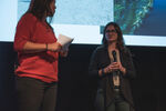 Monika Buser, Moderatorin / Gabriella Rolfo, Leiterin Marketing Campofelice Camping Village