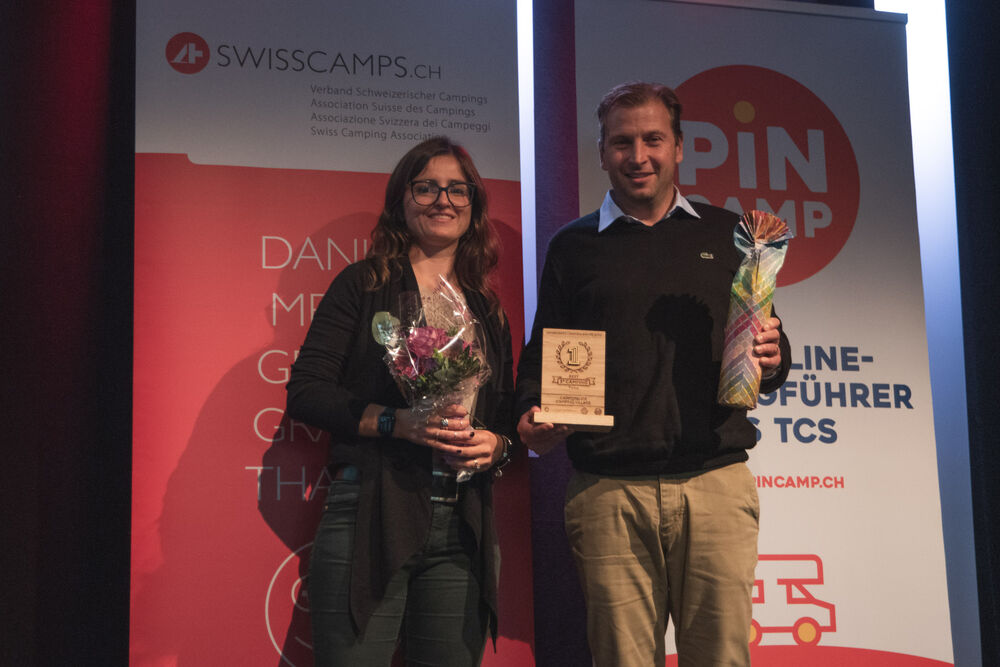 Gabriella Rolfo, Responsabile del marketing Campofelice Camping Village / Simone Patelli, Direttore generale Campofelice Camping Village 