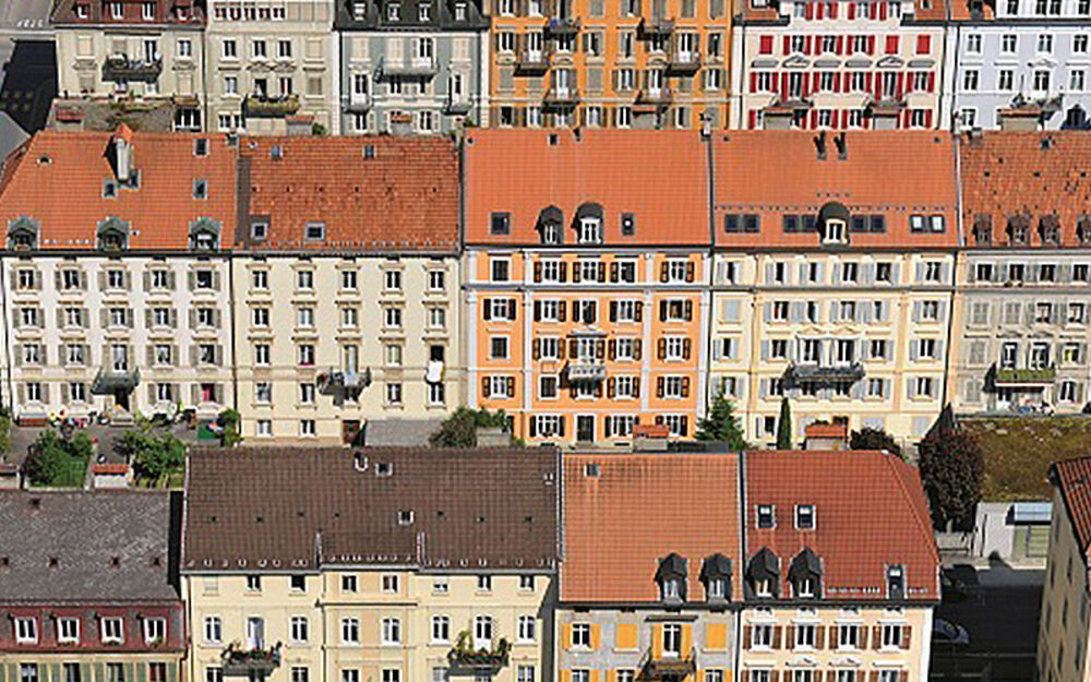 Le paysage urbain La Chaux-de-Fonds © Ville de La Chaux-de-Fonds, Aline Henchoz