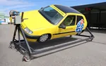 Überschlagsimulator im TCS Fahrzentrum Frick