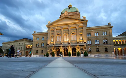 Besichtigung Bundeshaus mit Nationalrat Christoph Riner