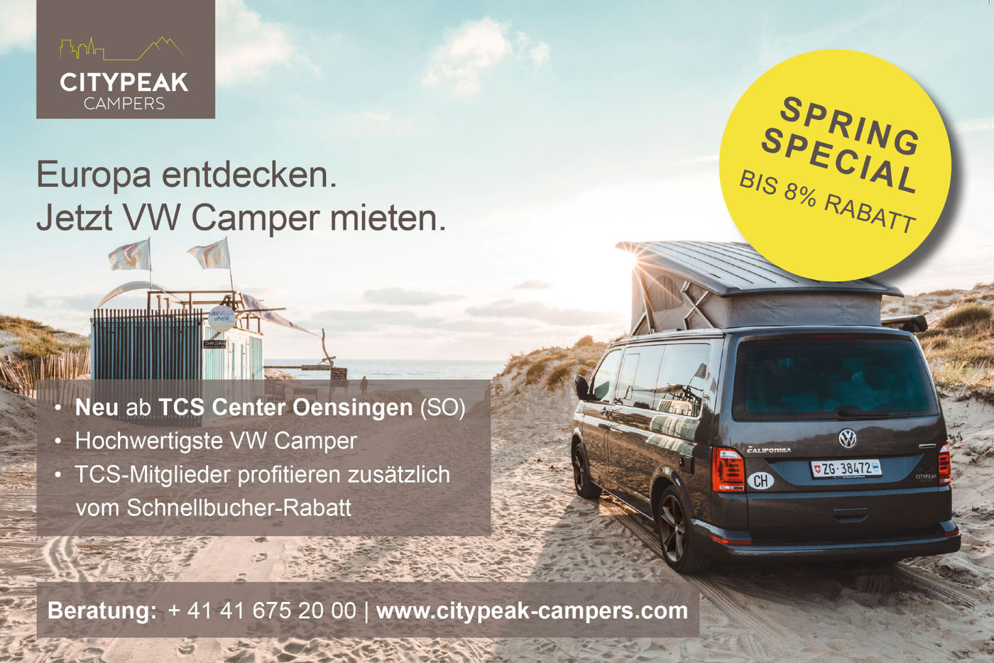 Citypeak Camper TCS Solothurn (Oensingen)