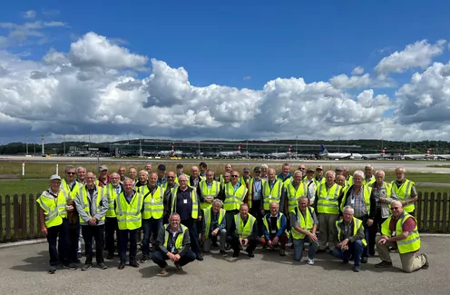 Herrenausflug an den Flughafen Zürich