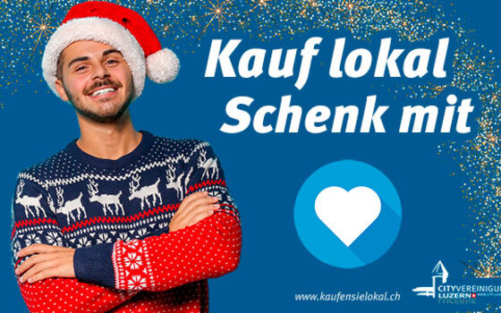 Kauf lokal - schenk mit Herz!