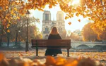 Notre-Dame de Paris en automne
