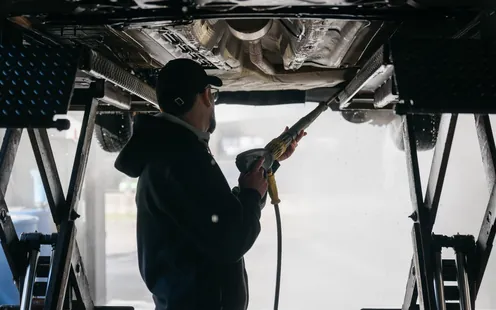 Lavages spécialisés : châssis, moteur et dessalage hiver