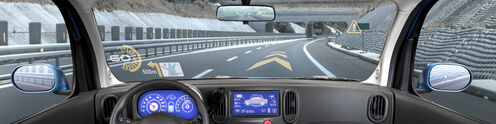 Head-up-Displays im TCS-Test