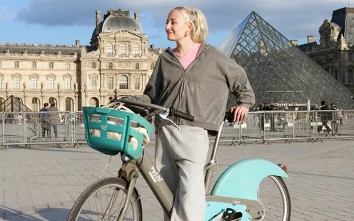 In bicicletta  a Parigi