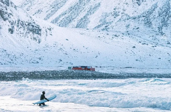 Surf en mode hivernal