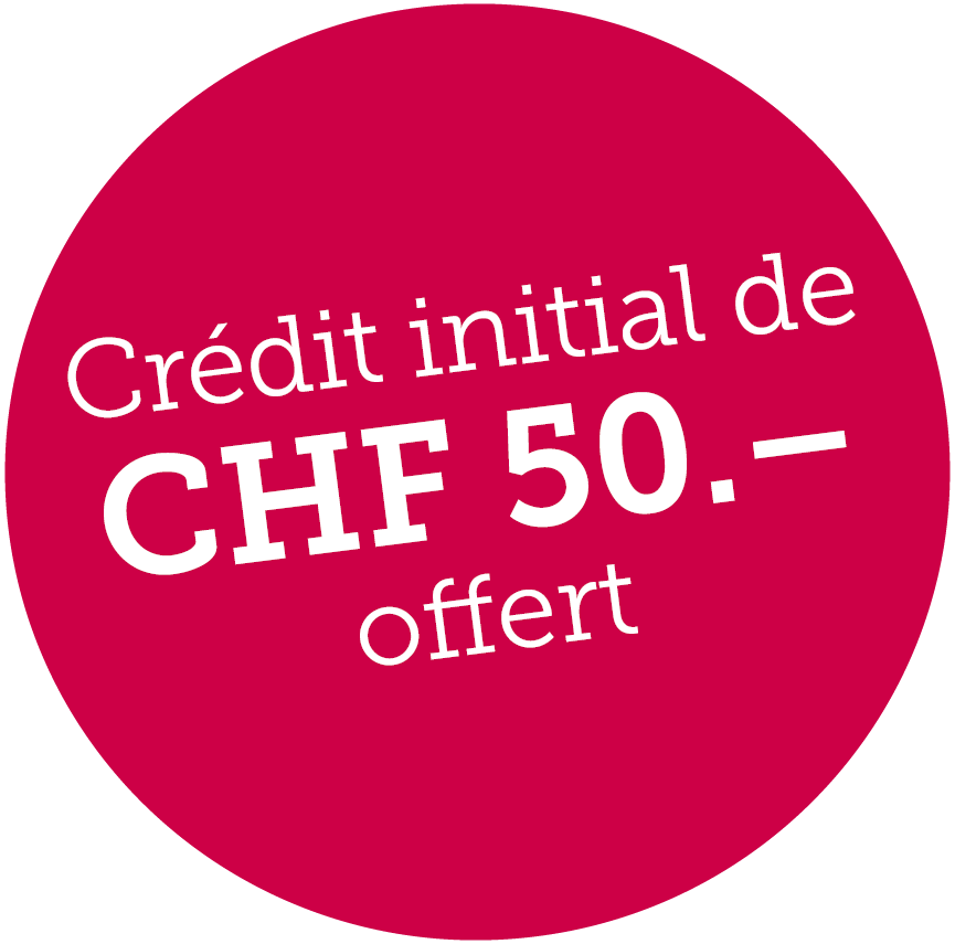 50.- credit initial