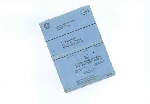 blauer Führerausweis