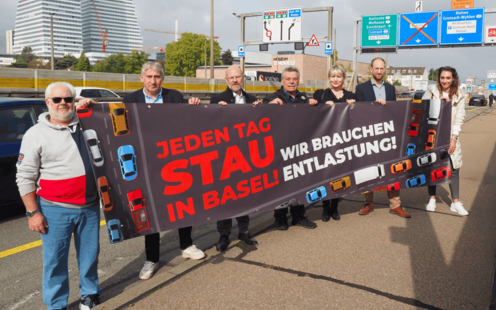  Jeden Tag Stau in Basel! Wir brauchen Entlastung.