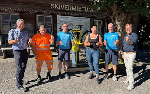 Erste TCS «bike repAIR» Säule im Gantrischgebiet