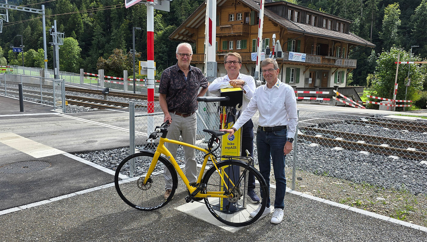 Trubschachen installiert eine TCS Veloreparatursäule