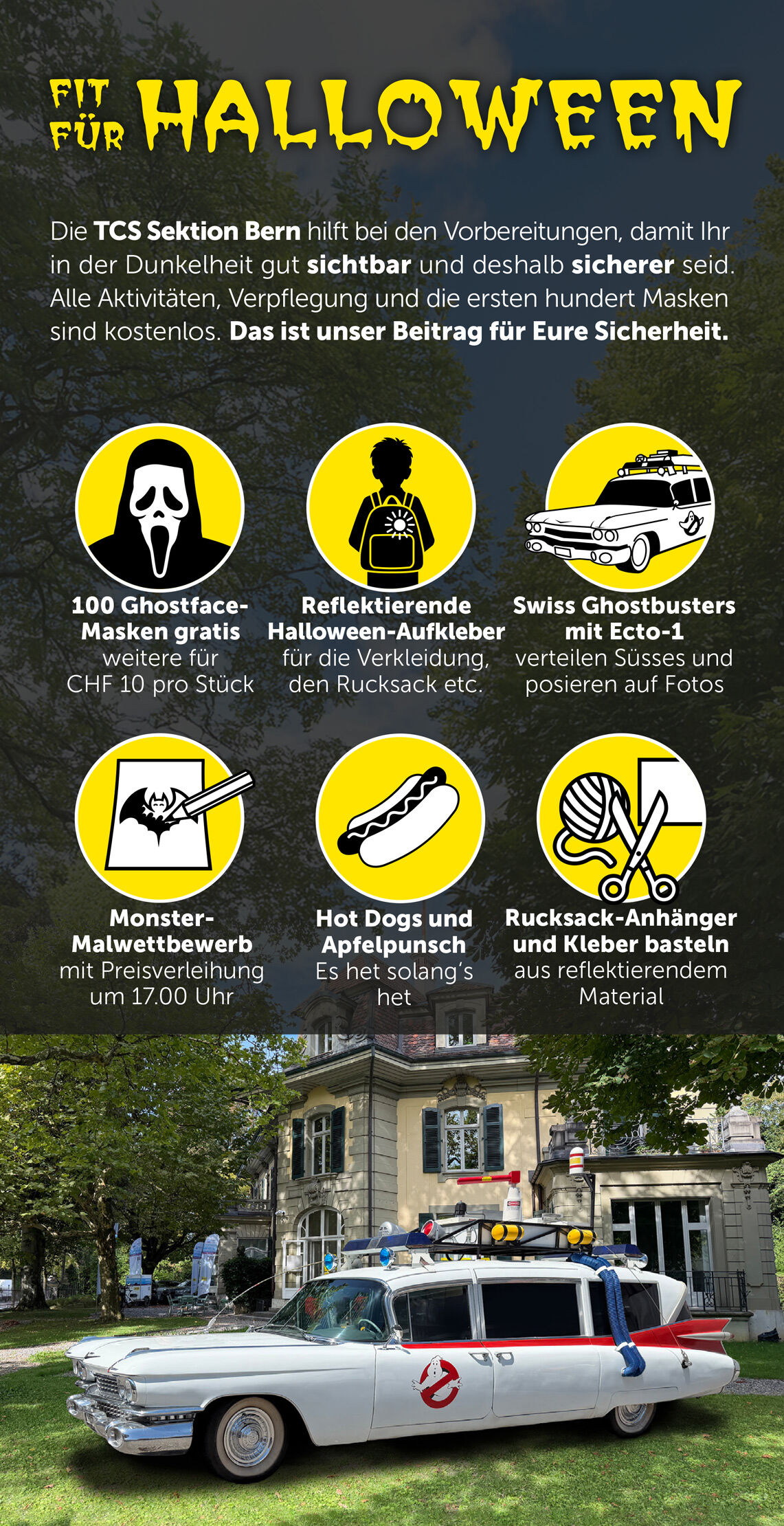 Flyer Fit für Halloween