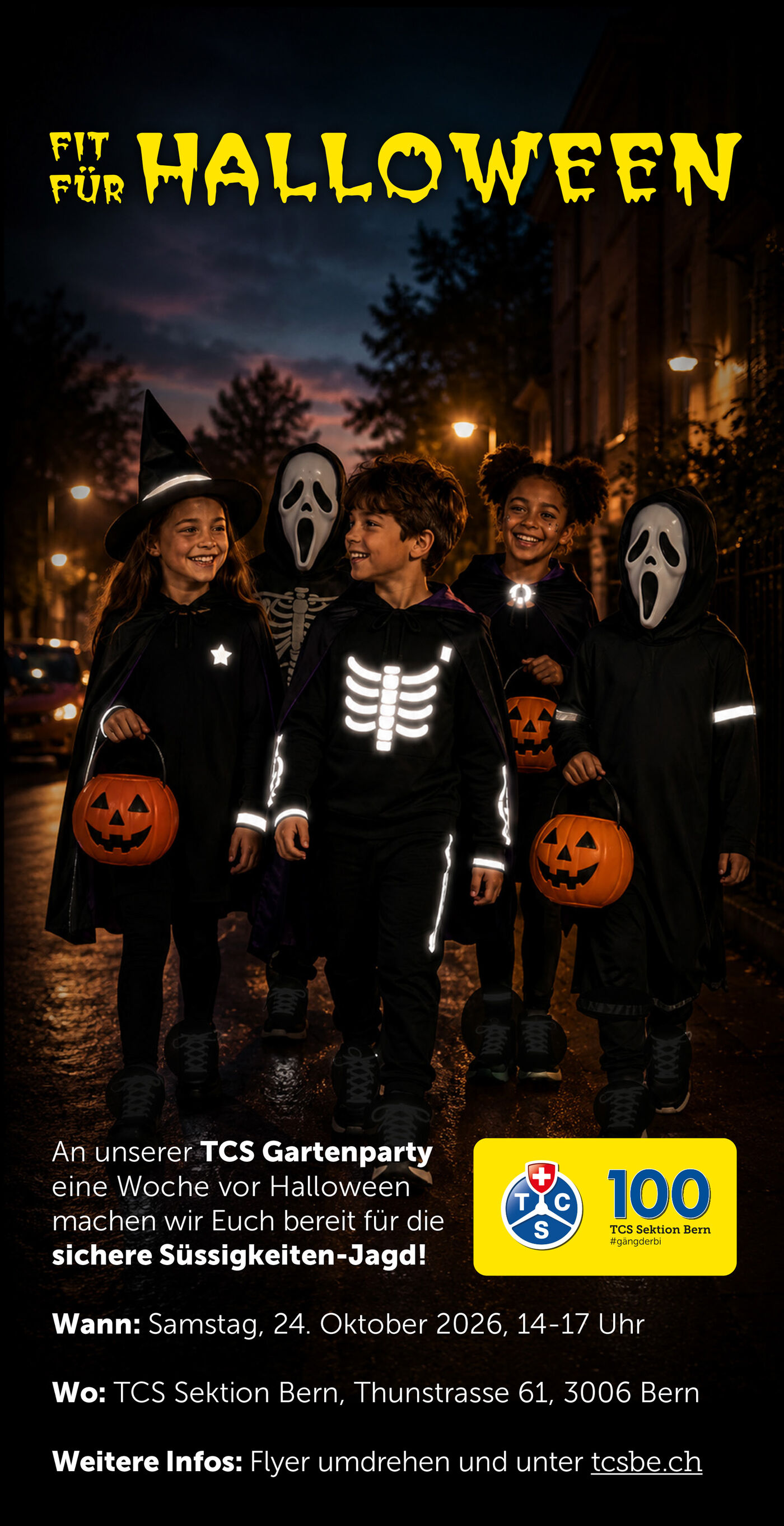 Flyer Fit für Halloween