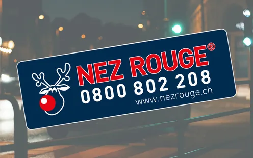 Der TCS unterstützt Nez Rouge Berner Oberland