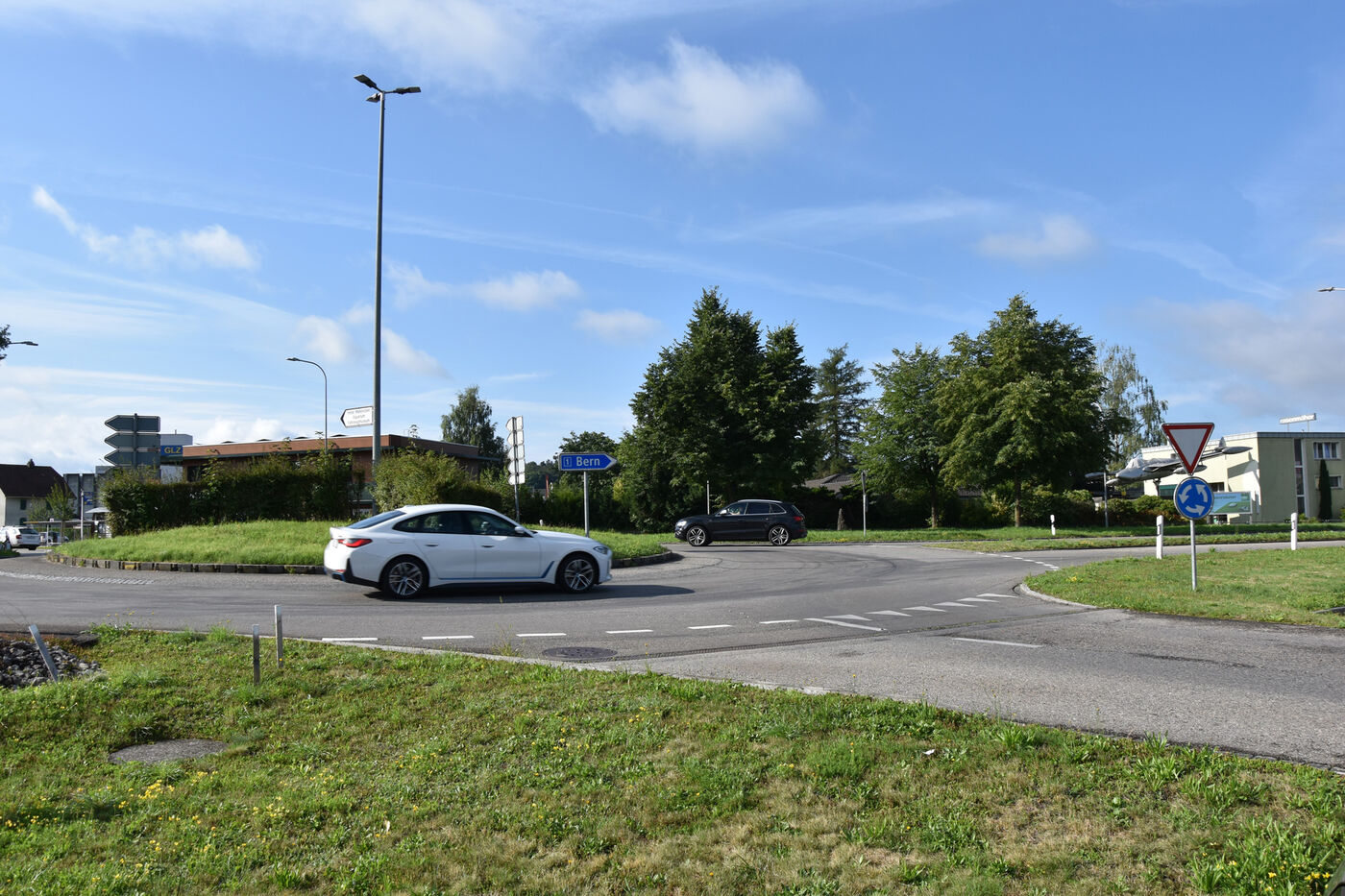 Verkehrsknoten Dreilinden in Langenthal 