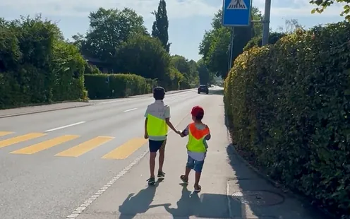 Mit der LUMI-Weste sicher in den Kindergarten
