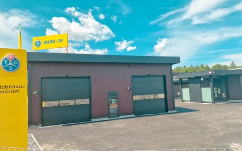Neu: Wash-In im TCS Mobilitätszentrum in Thun-Allmendingen