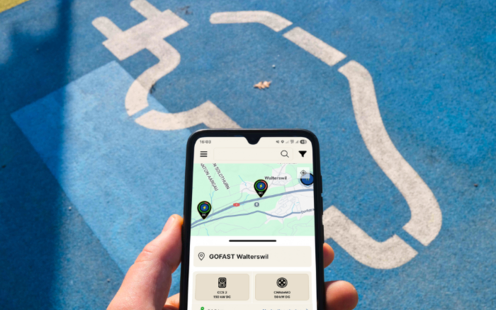 Ladestationen finden mit der TCS eCharge App