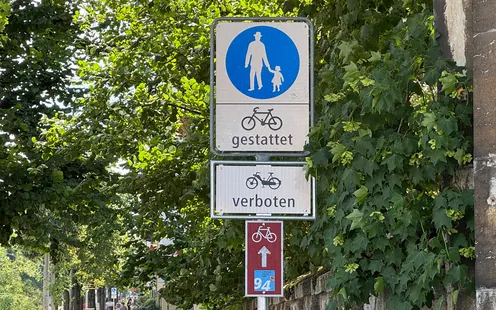 Neue Regeln im Veloschilderwald