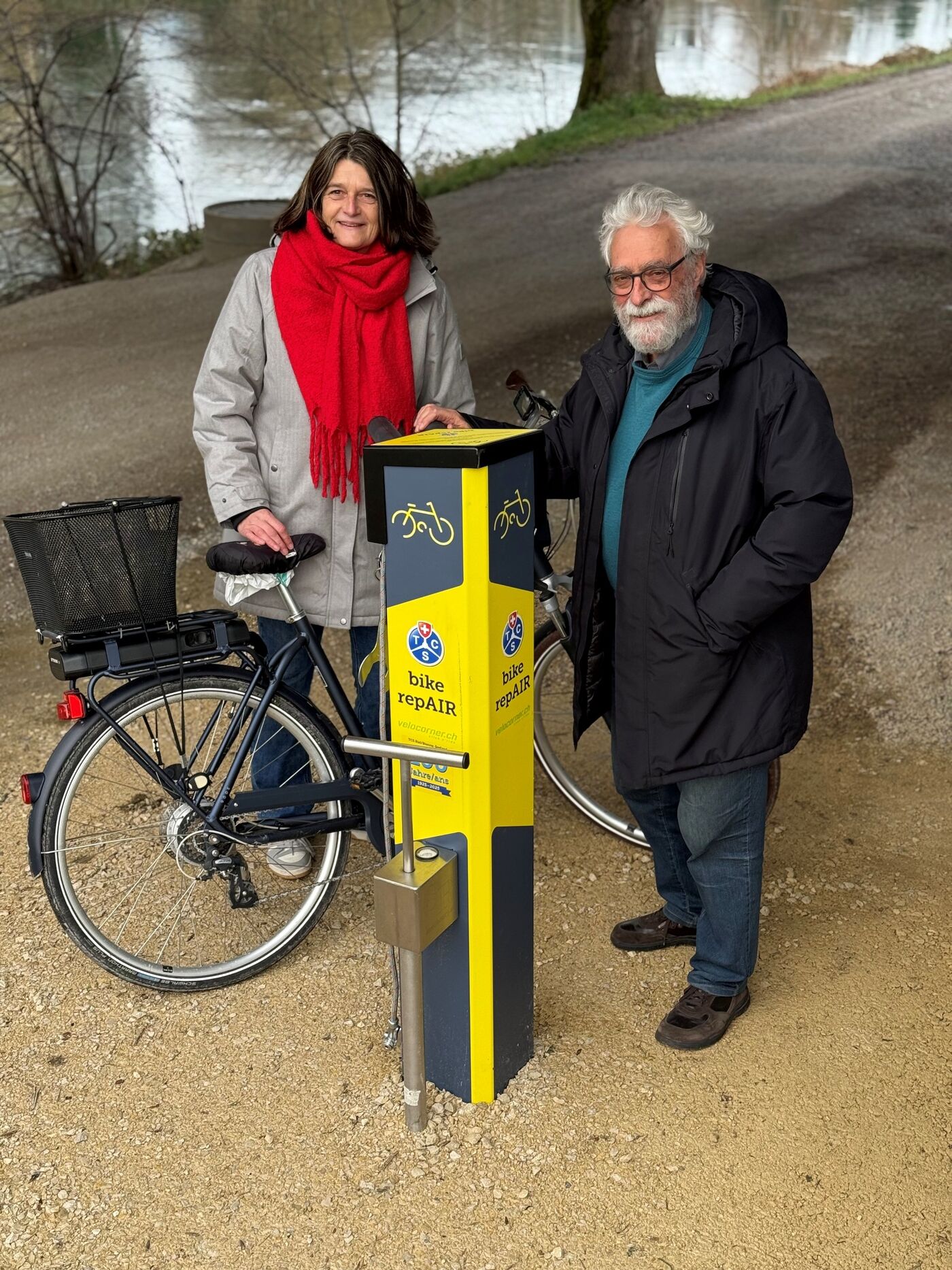 nouvelle borne de réparation pour vélos
