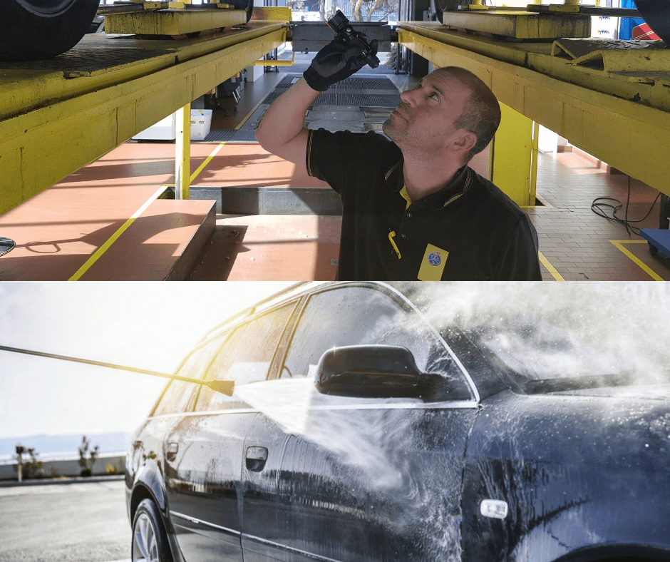 Contrôles techniques et nettoyage premium de votre voiture