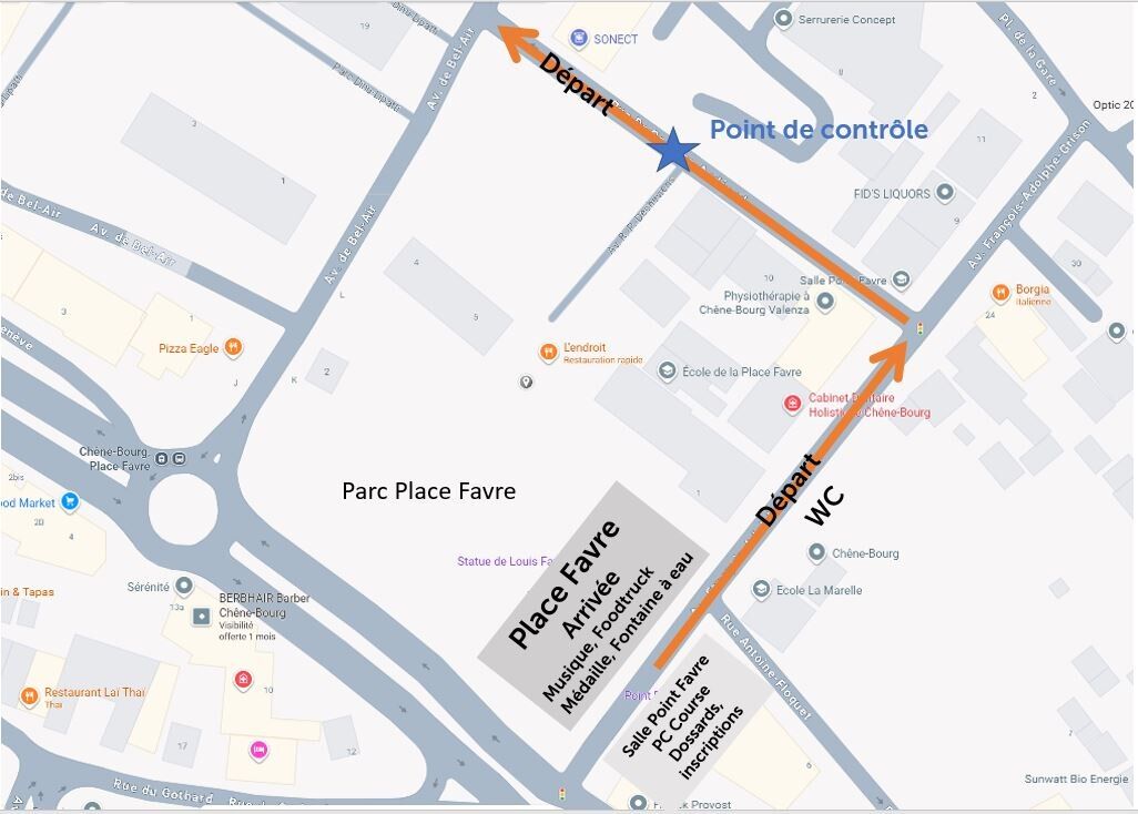 Plan sur place
