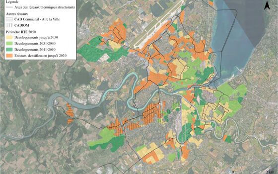 le tracé des réseaux peut être sujet à modification et n’a pas de valeur d’engagement