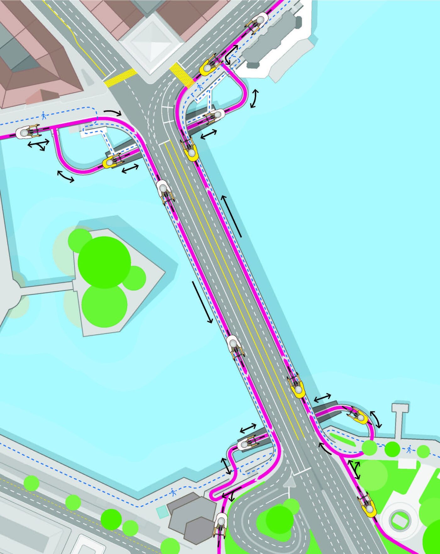 Pont du Mont-Blanc : Une solution pour améliorer la mobilité des cyclistes à Genève