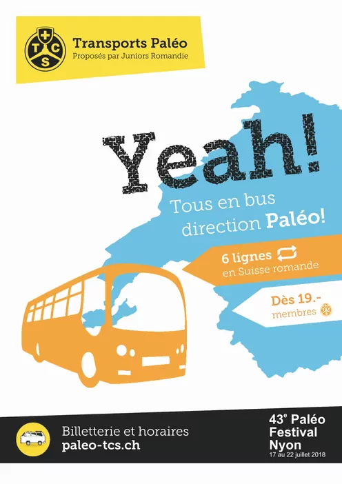 Paléo en car : rabais de 10%