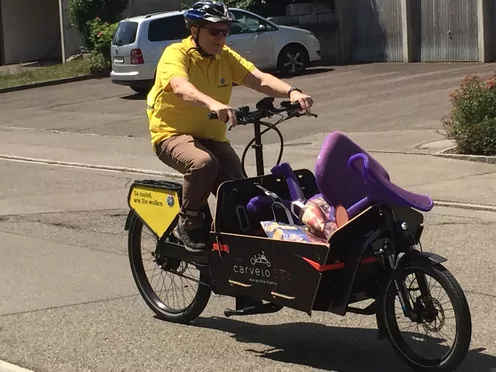 Die TCS Pedaleure sind in Schaffhausen unterwegs